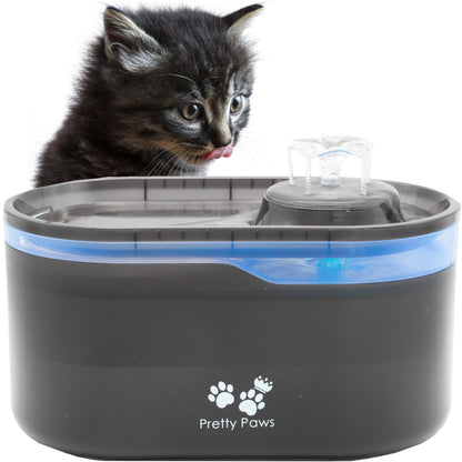 Pretty Paws Waterfontein PP098 - Drinkfontein Kat - Kattenfontein met App/WiFi - Geruisloos - Waterdispenser Kat