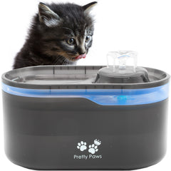 Pretty Paws Waterfontein PP098 - Drinkfontein Kat - Kattenfontein met App/WiFi - Geruisloos - Waterdispenser Kat