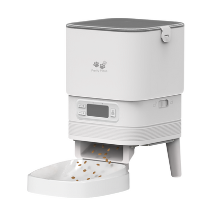Pretty Paws PP002 Professionele Automatische Voerbak - Wit