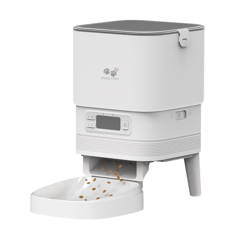Pretty Paws PF11 Professionele Automatische Voerbak - Wit