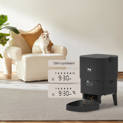 Pretty Paws PP002 Professionele Automatische Voerbak - Zwart