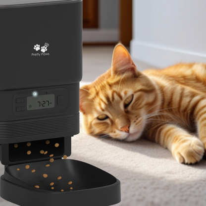 Pretty Paws PP002 Professionele Automatische Voerbak - Zwart
