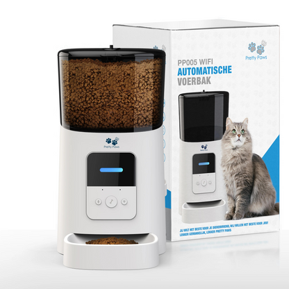 Pretty Paws PP005 Wifi Voerautomaat - Wit
