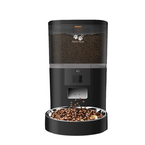 Pretty Paws QQ003 - Wifi Voermachine - Zwart - 4L
