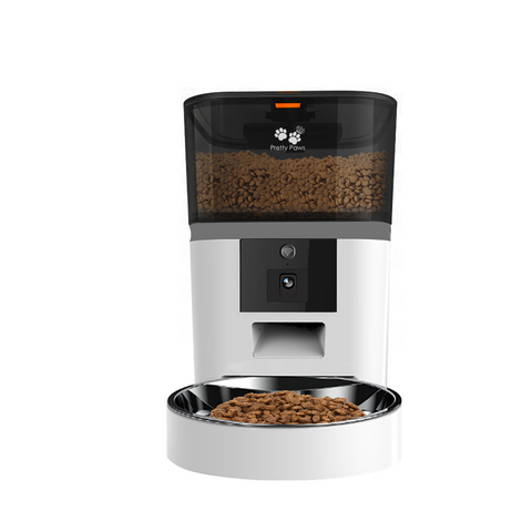 Pretty Paws QQ005 Wifi Camera Voermachine - 4L - Wit