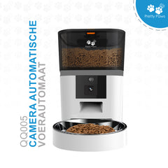 Pretty Paws QQ005 Wifi Camera Voermachine - 4L - Wit