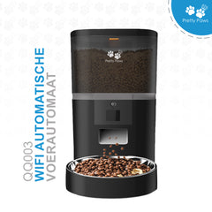 Pretty Paws QQ003 - Wifi Voermachine - Zwart - 4L