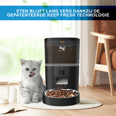 Pretty Paws QQ003 - Wifi Voermachine - Zwart - 4L