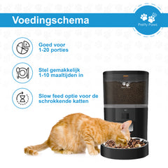 Pretty Paws QQ003 - Wifi Voermachine - Zwart - 4L
