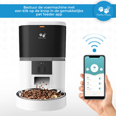 Pretty Paws QQ003 - Wifi Voermachine - Wit - 4L