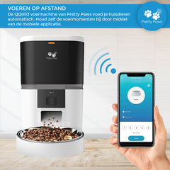 Pretty Paws QQ003 - Wifi Voermachine - Wit - 4L