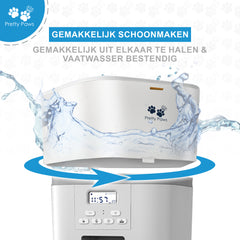 Pretty Paws QQ002 - Automatische Voermachine - Kat - 4L - Wit