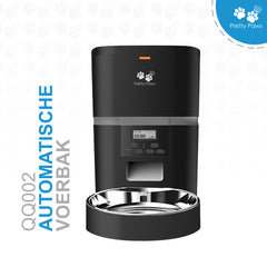 Pretty Paws QQ002 - Automatische Voermachine - 4L - Zwart