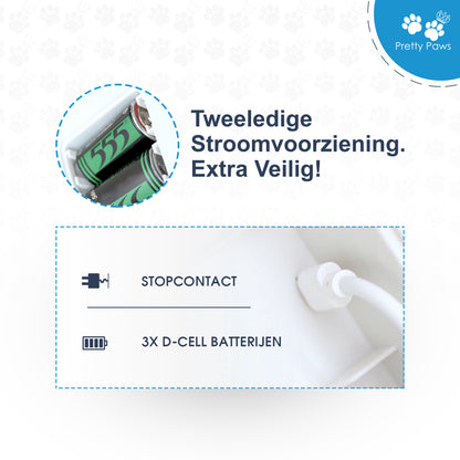 Pretty Paws QQ002 - Automatische Voermachine - Kat - 4L - Wit