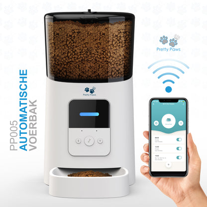 Pretty Paws PP005 Wifi Voerautomaat - Wit