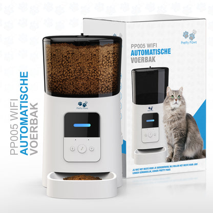 Pretty Paws PP005 Wifi Voerautomaat - Wit