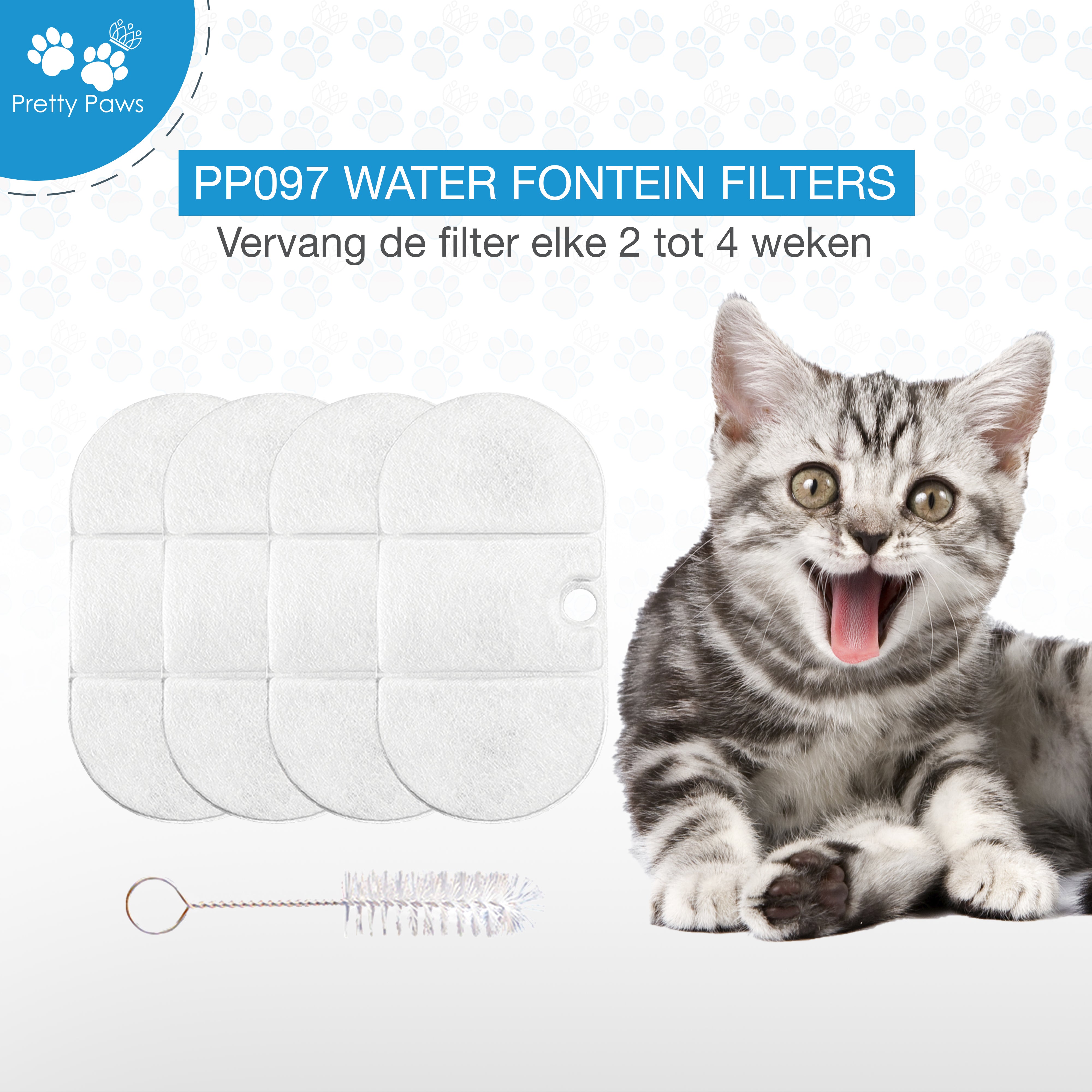 Pretty Paws® - PP097 Filters voor Fontein