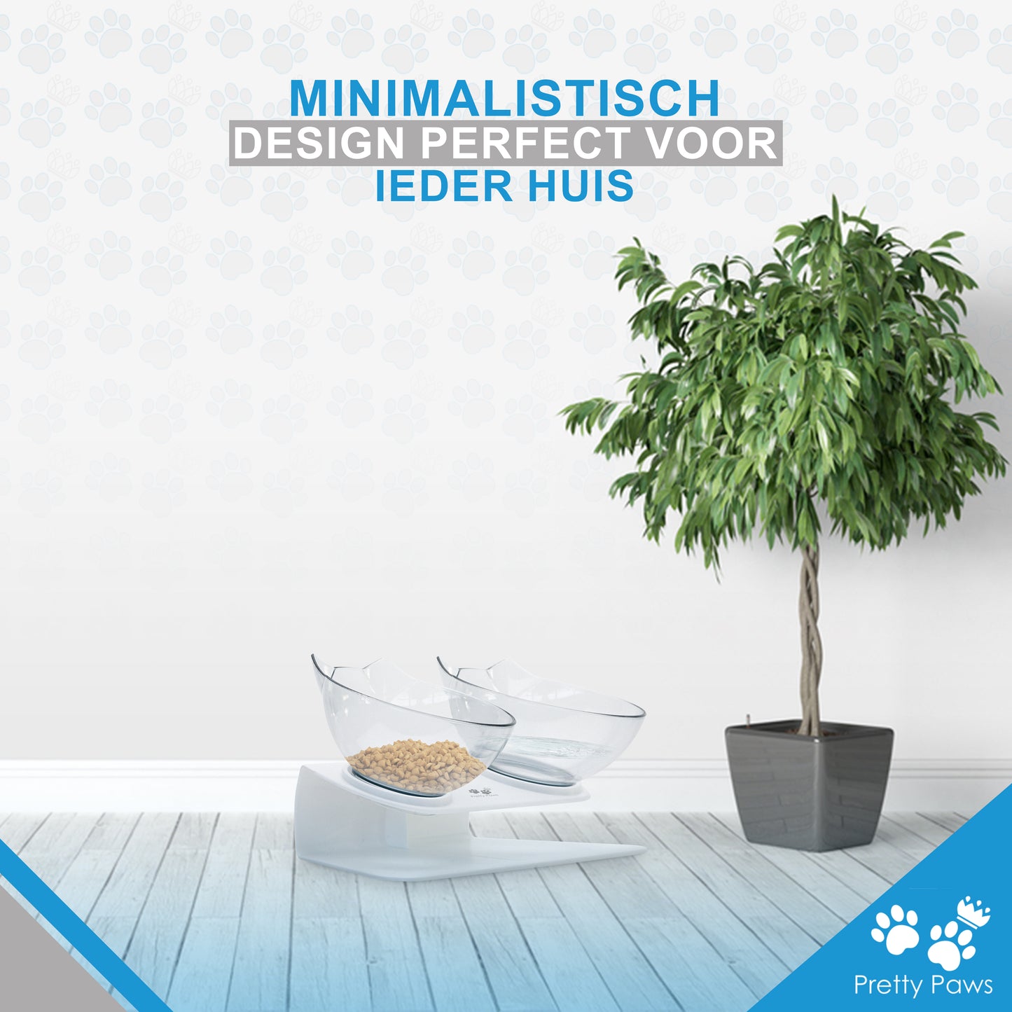 Pretty Paws® - PP001 - Ergonomische Voerbak