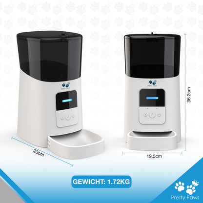 Pretty Paws PP005 Wifi Voerautomaat - Wit