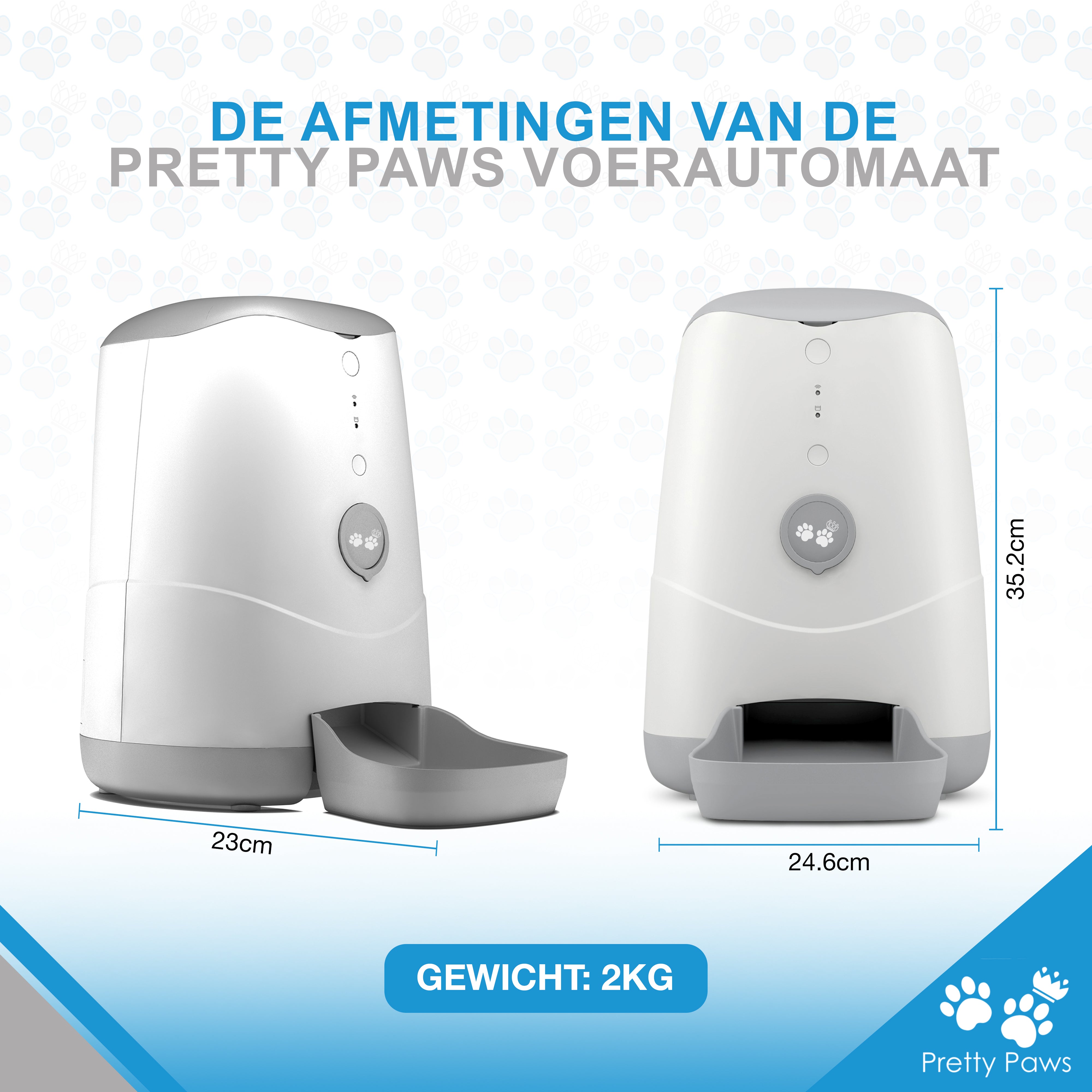 Pretty Paws® - PP009 - WiFi Voerautomaat
