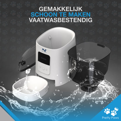 Pretty Paws PP005 Wifi Voerautomaat - Wit