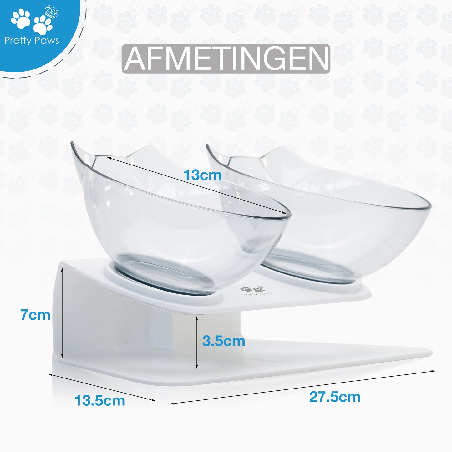 Pretty Paws® - PP001 - Ergonomische Voerbak