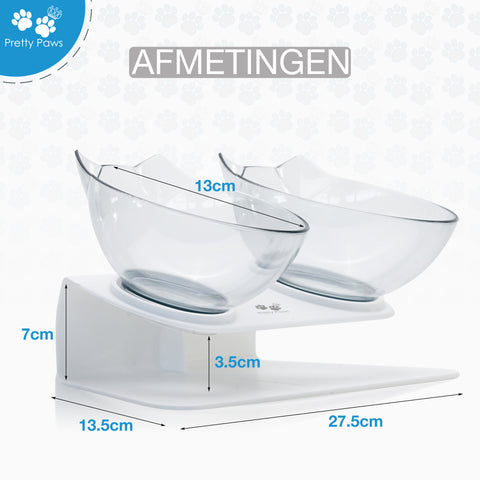 Pretty Paws® - PP001 - Ergonomische Voerbak